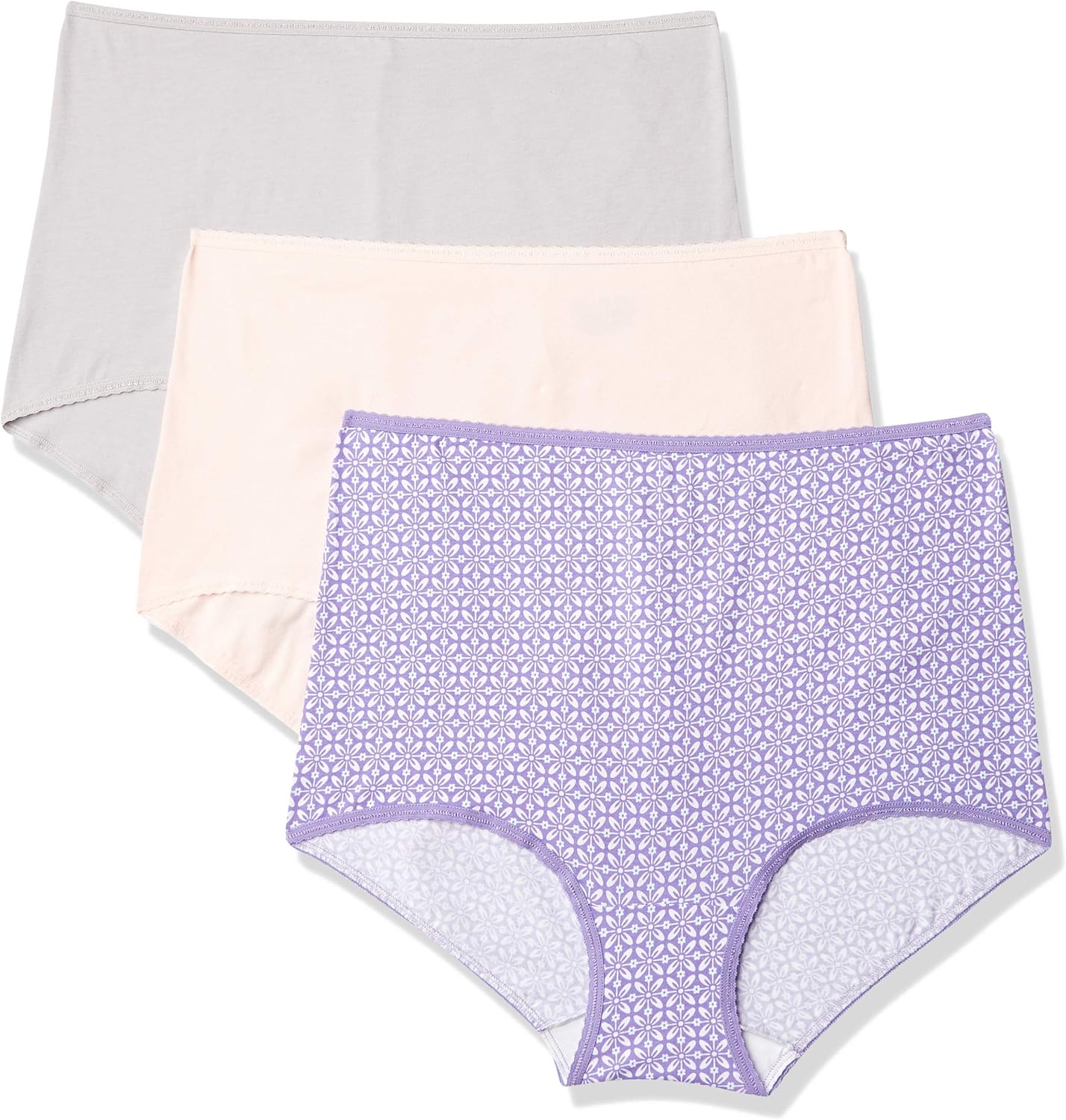 Bali Women's Cool Cotton Skamp Brief 3-Pack at  Women’s Clothing store
