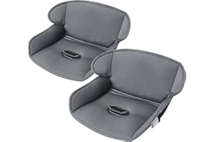 Ihaapsi Baby Piddle Pad- Fully Waterproof Toddler Liner & Seat Protector Compatible with Car Seat Stroller with 3D Breathable Material-360 Degree Protection (Grey 2PCS)