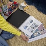 Rapesco 1651 Germ-Savvy Antibacterial Hardcover Presentation Folder 50 Pockets view 4