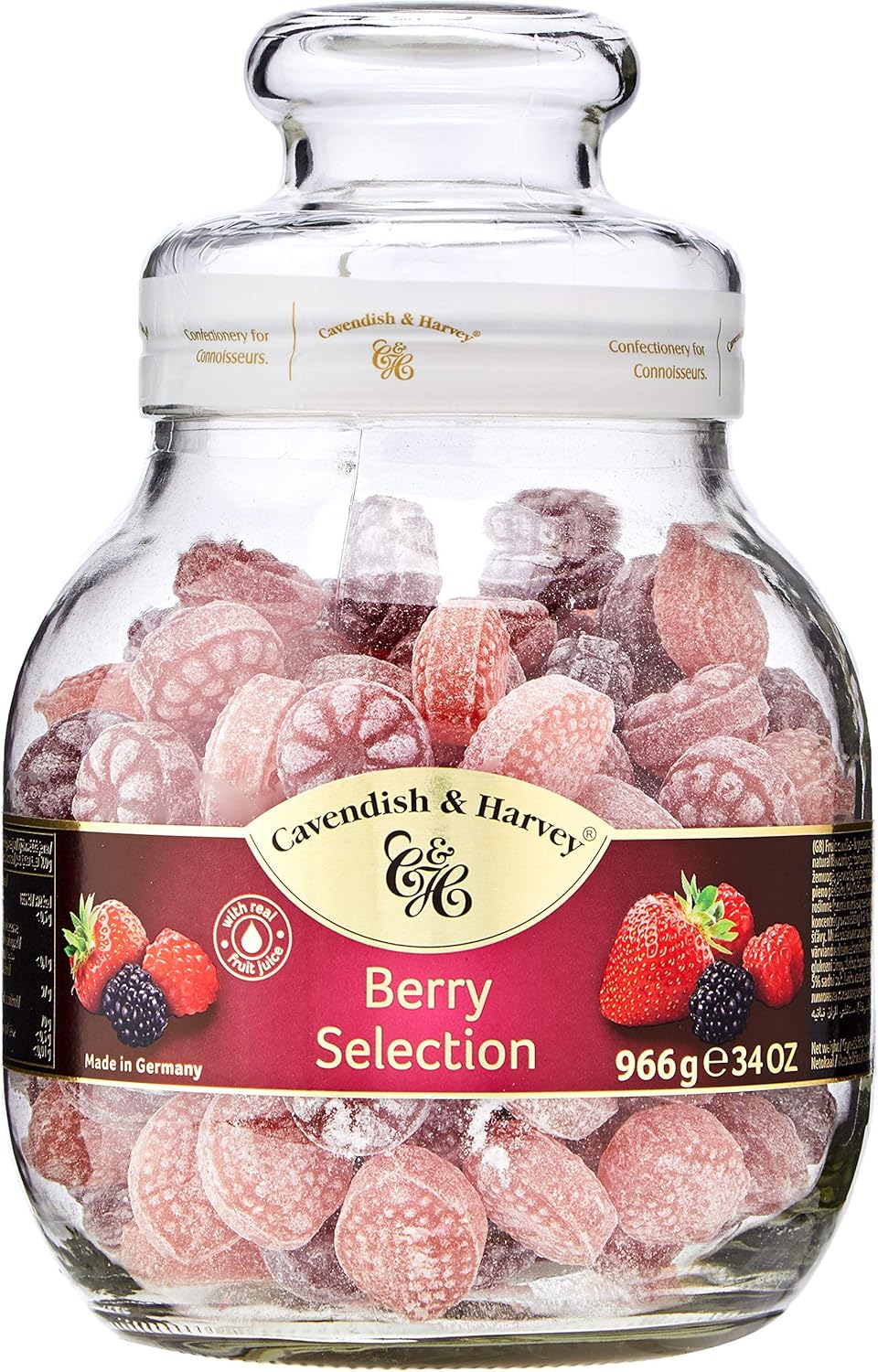 Cavendish & Harvey Mixed Berry / Berry Selection Hard Candies Jar