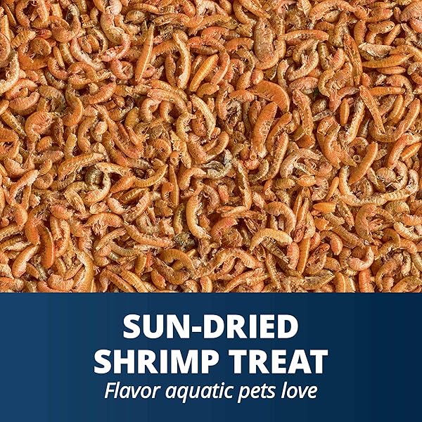 REPTOTREAT GAMMARUS 0.35 OUNCE, SHRIMP TREAT FOR AQUATIC TURTLES, NEWTS AND FROGS,100% SHRIMP