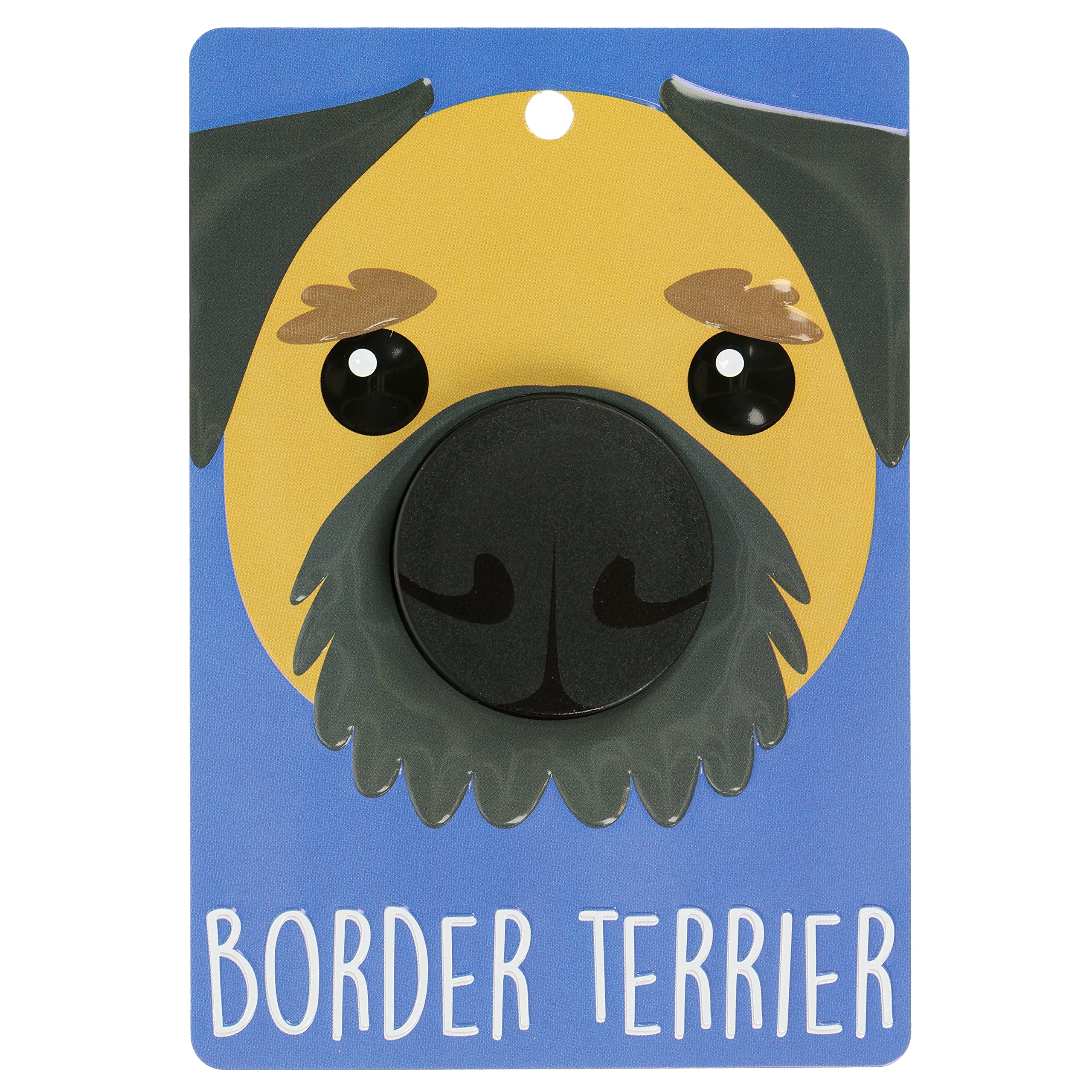 Pooch Pals Border Terrier Dog Lead Holder Wall Mounted Plaque Pop-Out Hook Hanger