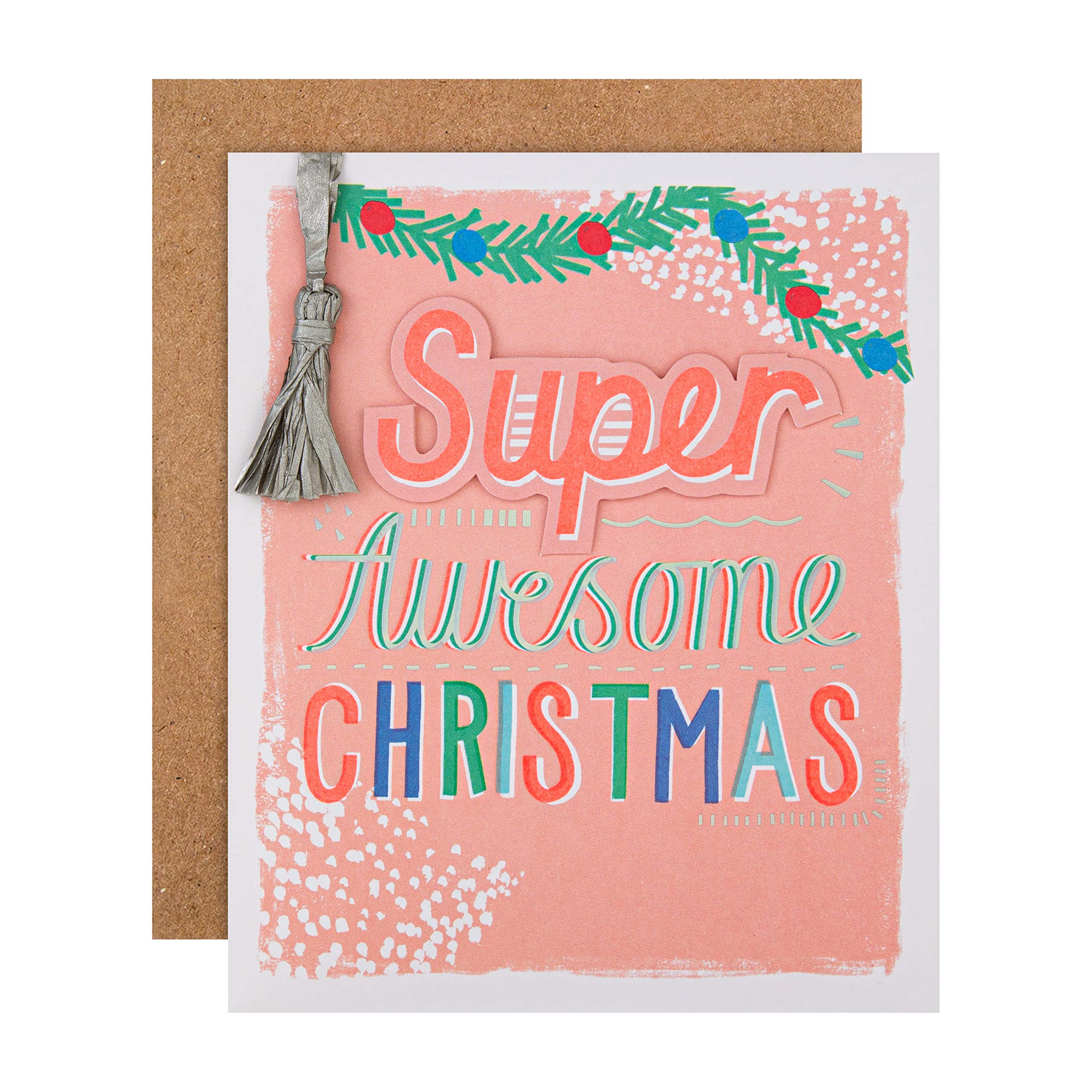 Hallmark Christmas Card - Super Awesome Text Design