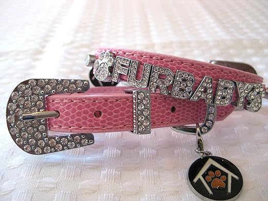 custom bling dog collar