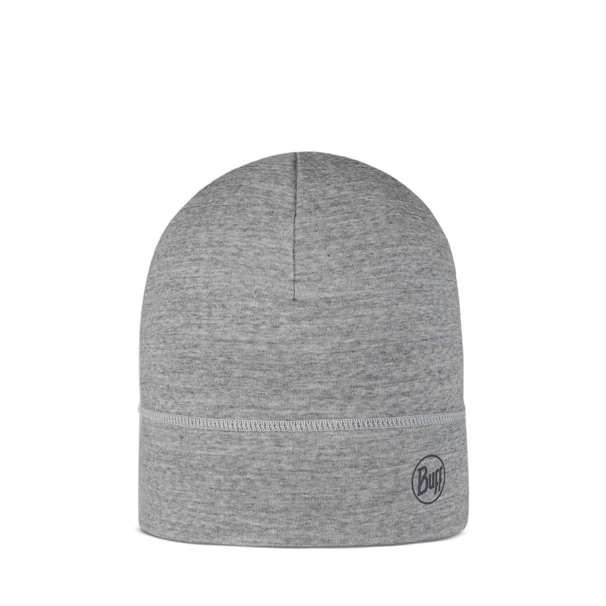 Buff®| Merino Lightweight Beanie Man Woman Adult, Multifunctional 100% Merino Wool Scarf, Trekking, Outdoor, Sustainable, Slim fit, One Size, Grey Light — image 1