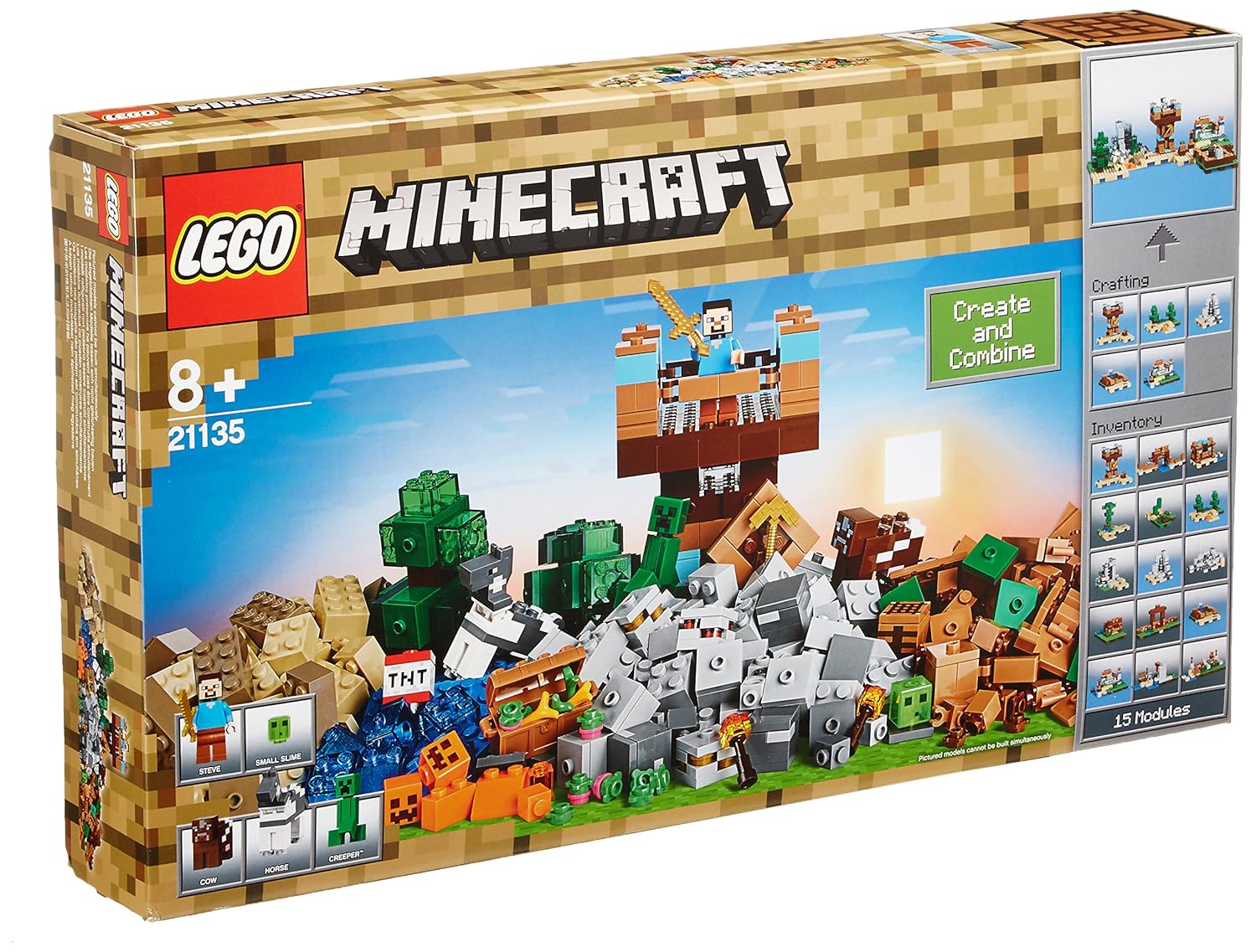 lego minecraft caja modular 2.0