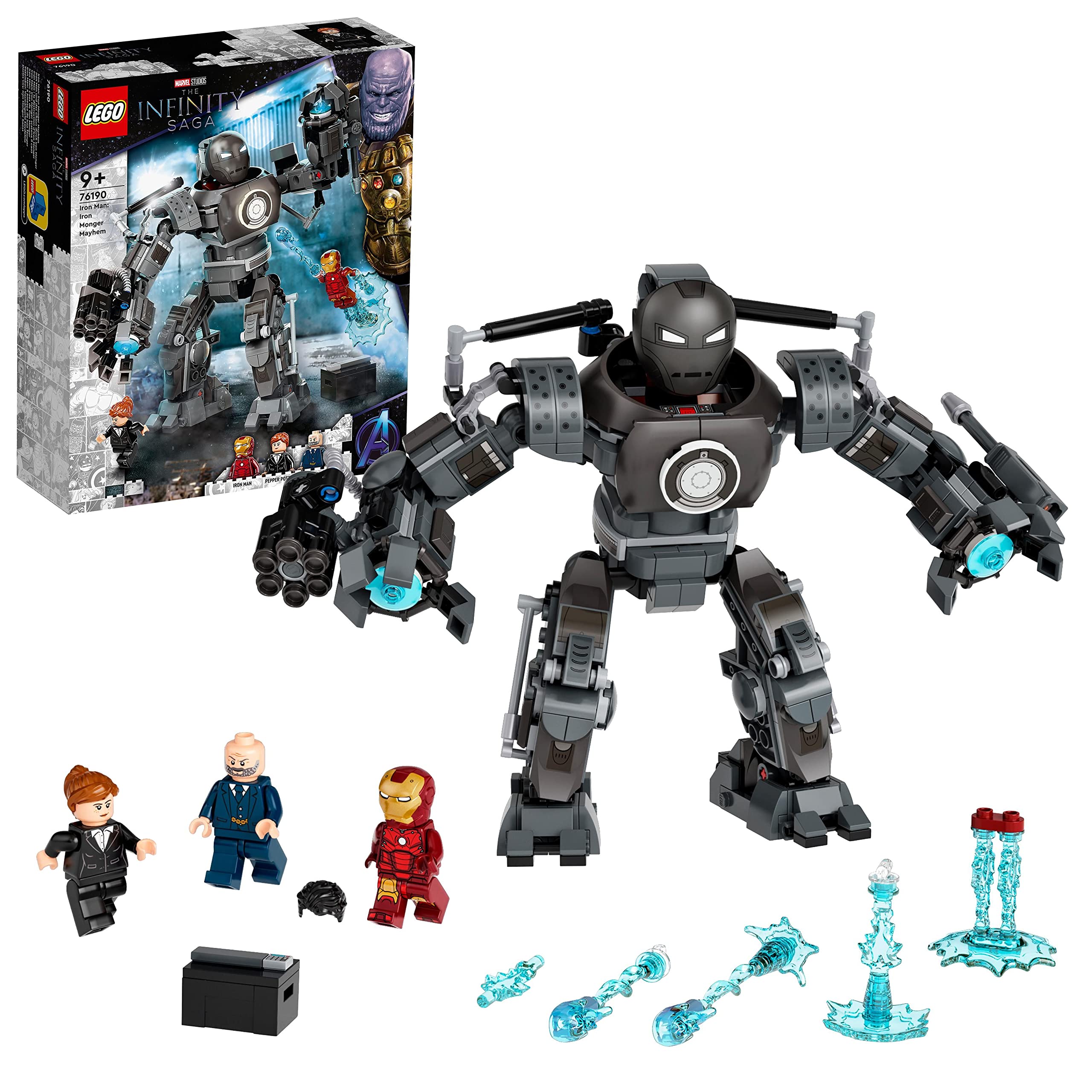 LEGO 76190 Super Heroes Iron Man: Iron Monger Mayhem