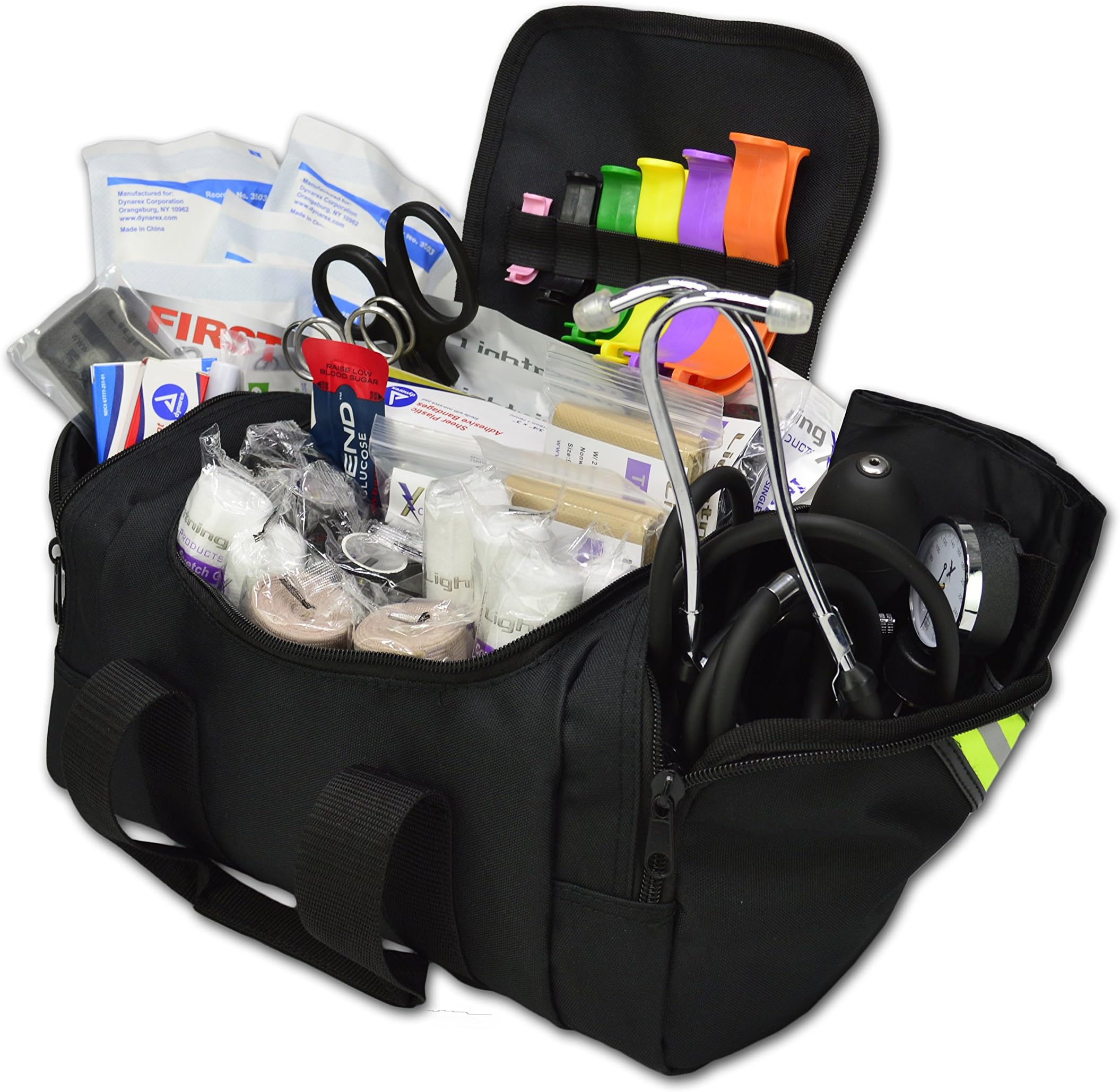 Lightning X Value Compact Medic First Responder EMS/EMT Stocked Trauma Bag w/Standard Fill Kit B