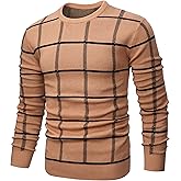 MAGNIVIT Men's Basic Designed Knitted Sweaters Cotton Soft Crewneck Fall Winter Sweaters