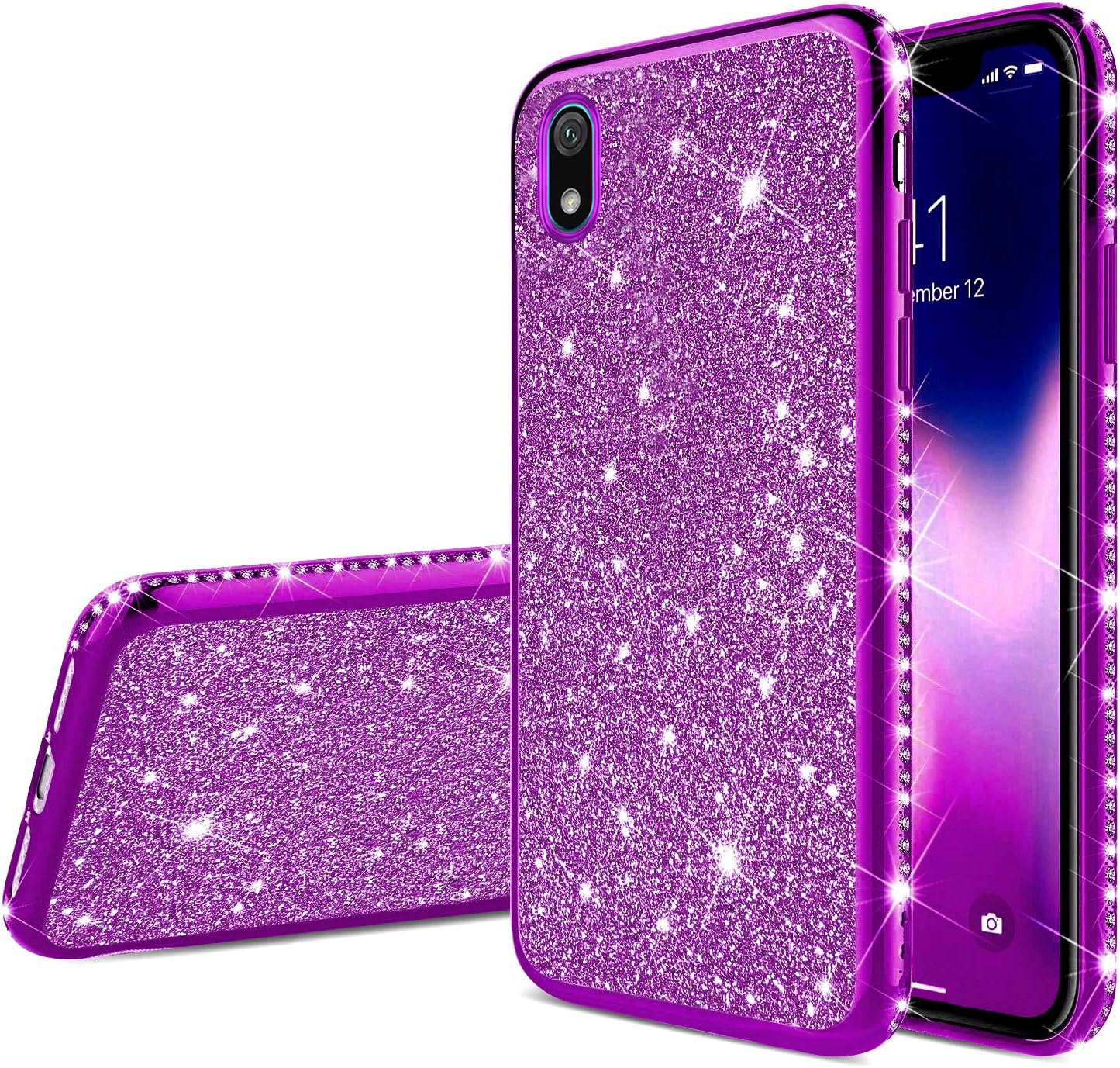 OKZone Huawei P20 Hülle - Glitzer Case Mit TPU Schutz