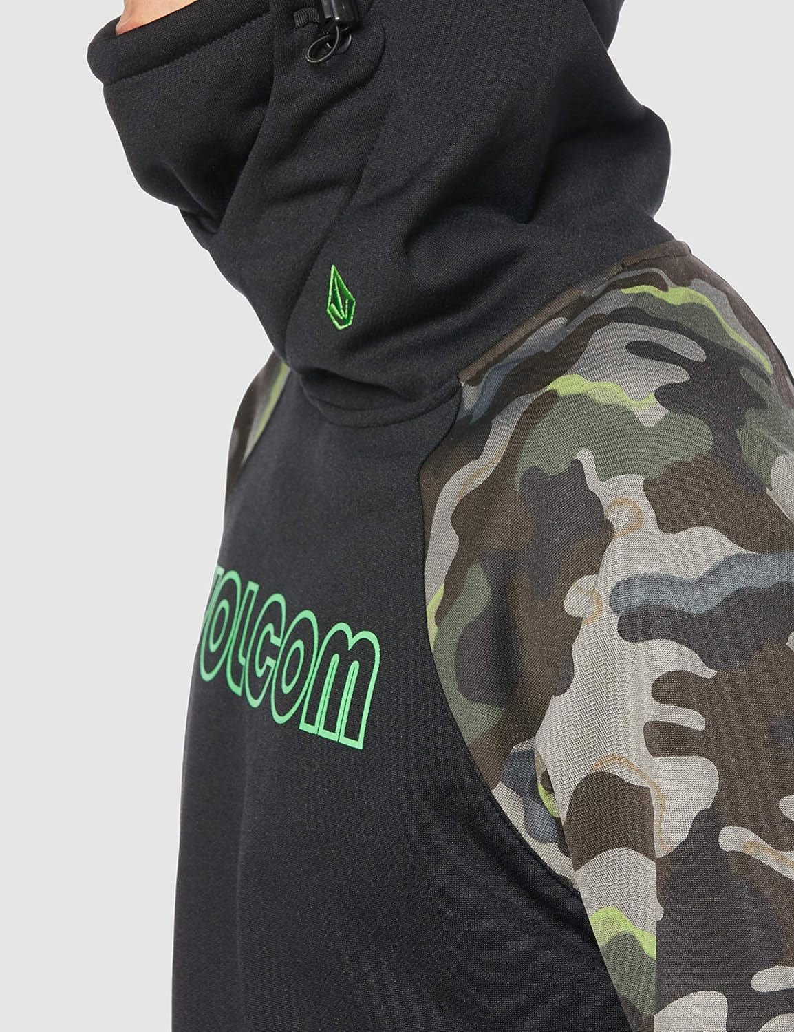 Volcom Men's Hydro Hooded Fleece Riding Hoodie: Clothing