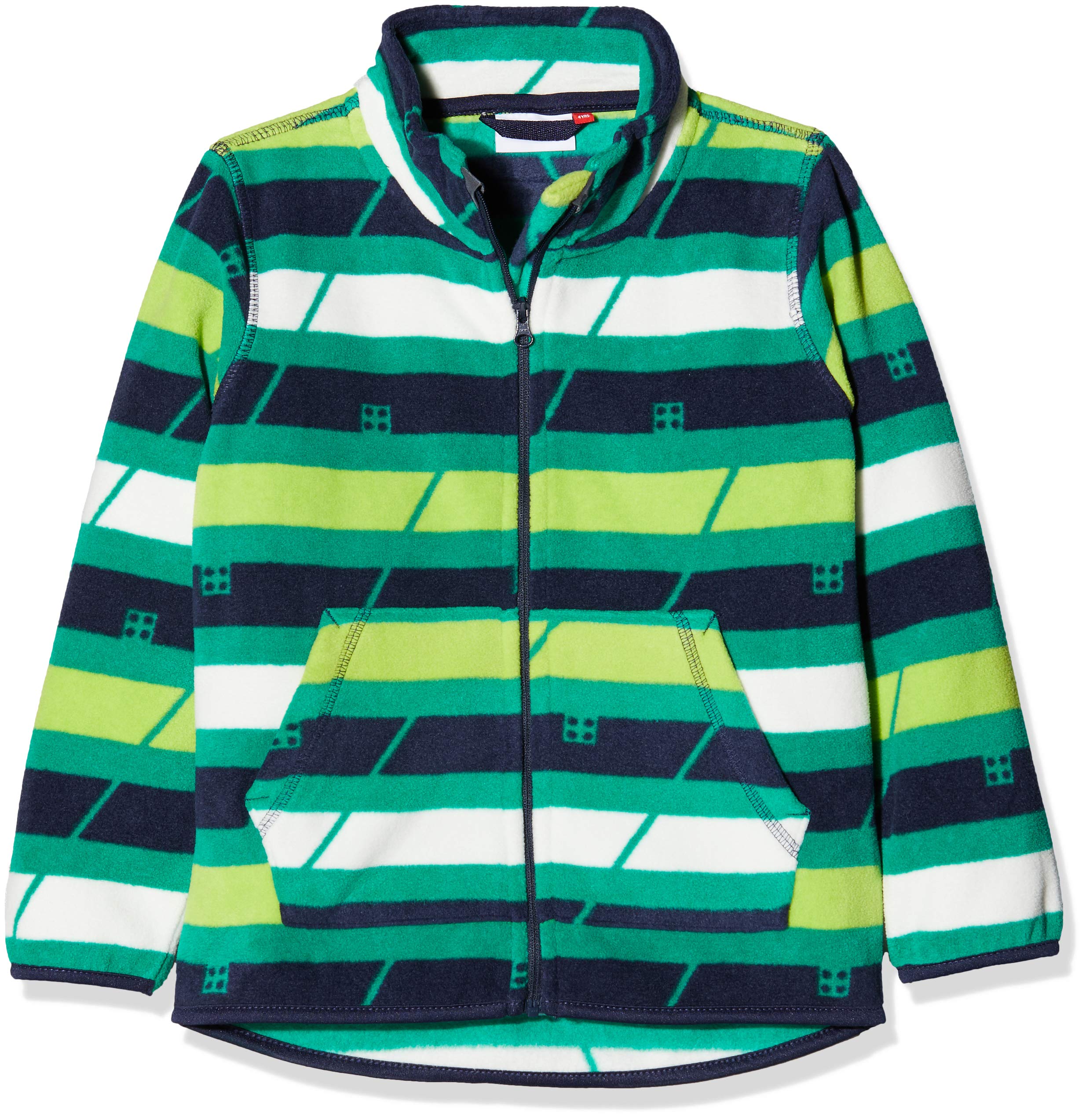 LEGO Wear Kids & Baby Little Kids Full Zip Fleece Cardigan, Green LEGO, 2T