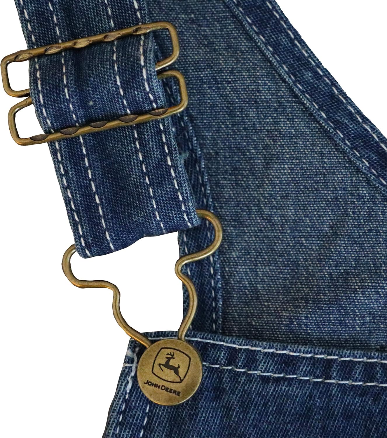 John Deere Boy Denim Overall Bib: Clothing