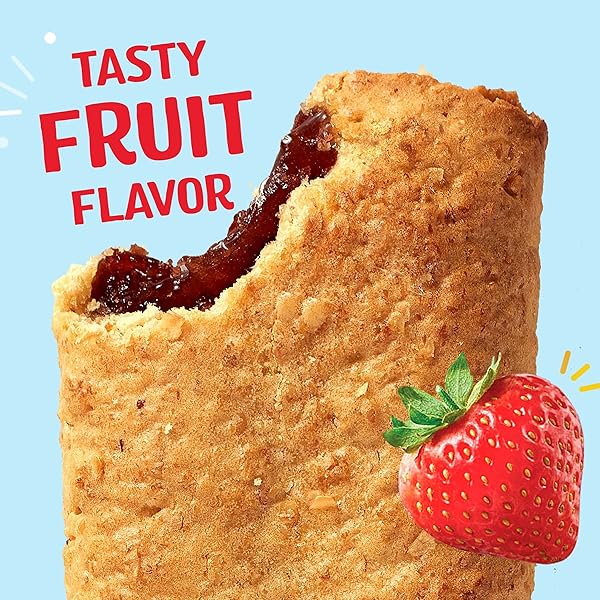 NUTRI-GRAIN BREAKFAST BARS, MADE WITH 10G WHOLE GRAINS, SNACK BARS, STRAWBERRY, 20.8OZ BOX (16 BARS)