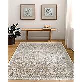 Livabliss x Becki Owens Margaret Washable Outdoor Area Rug, 5'3" x 7'10", Gray, (5' x 8')