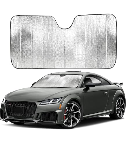 WeatherTech Sunshade TS0961 – Lexus RX Hybrid – Front Window – Silver/Black – Made In USA