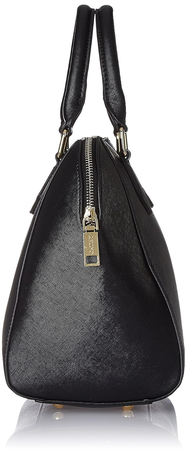 cathy london women's handbag, material- synthetic leather, colour- black