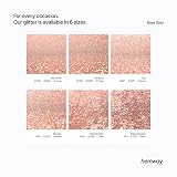Hemway Rose Gold Glitter Shaker 130g Ultrafine 1/128" Metallic Flake view 3