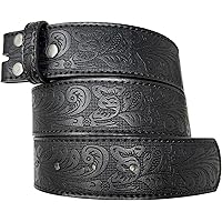 Gelante Genuine Full Grain Leather Belt Strap without Belt
