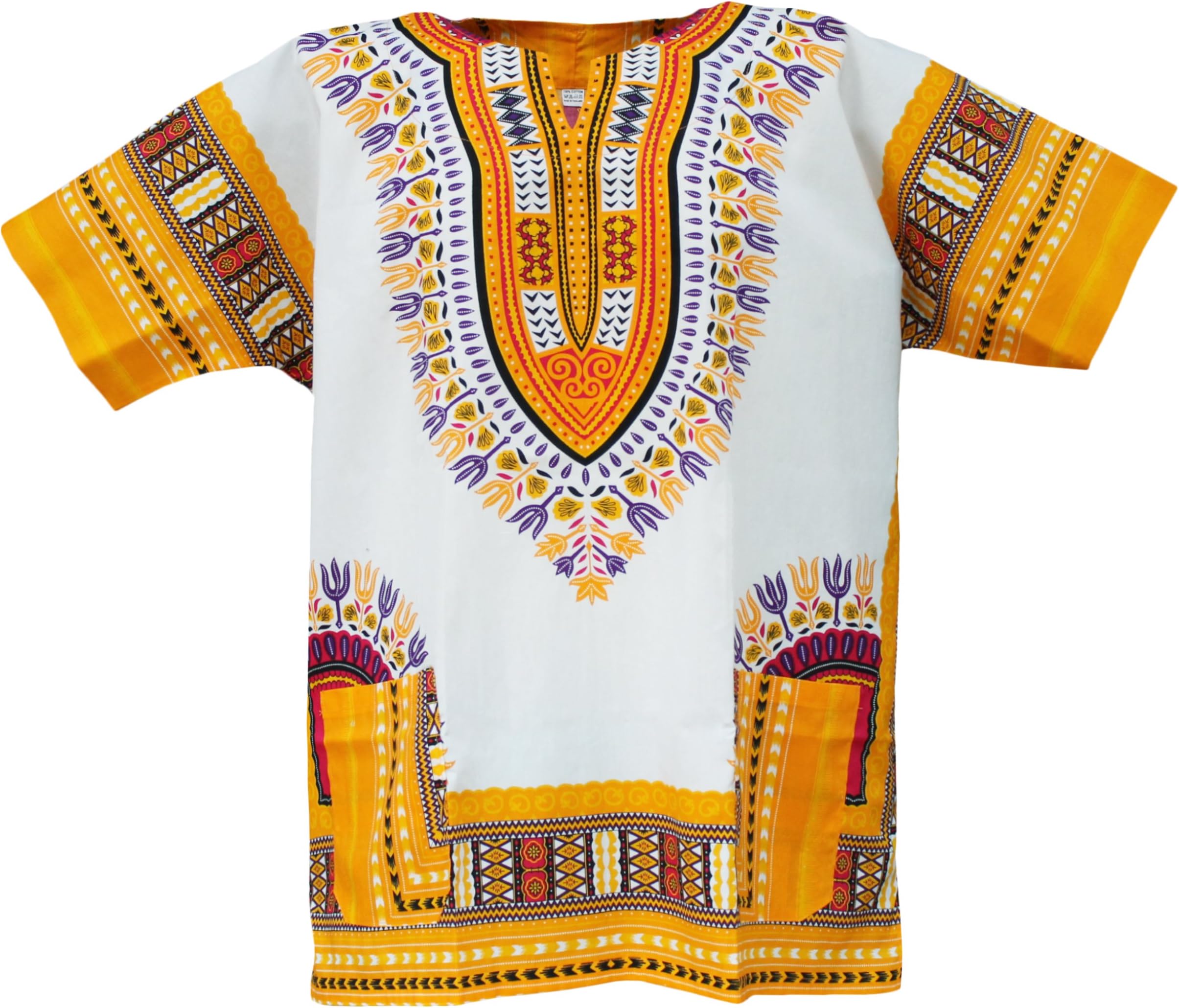 PAGADA BRAND African Dashiki Shirts Collection, Angelina print 100% Cotton, M - XL Size.