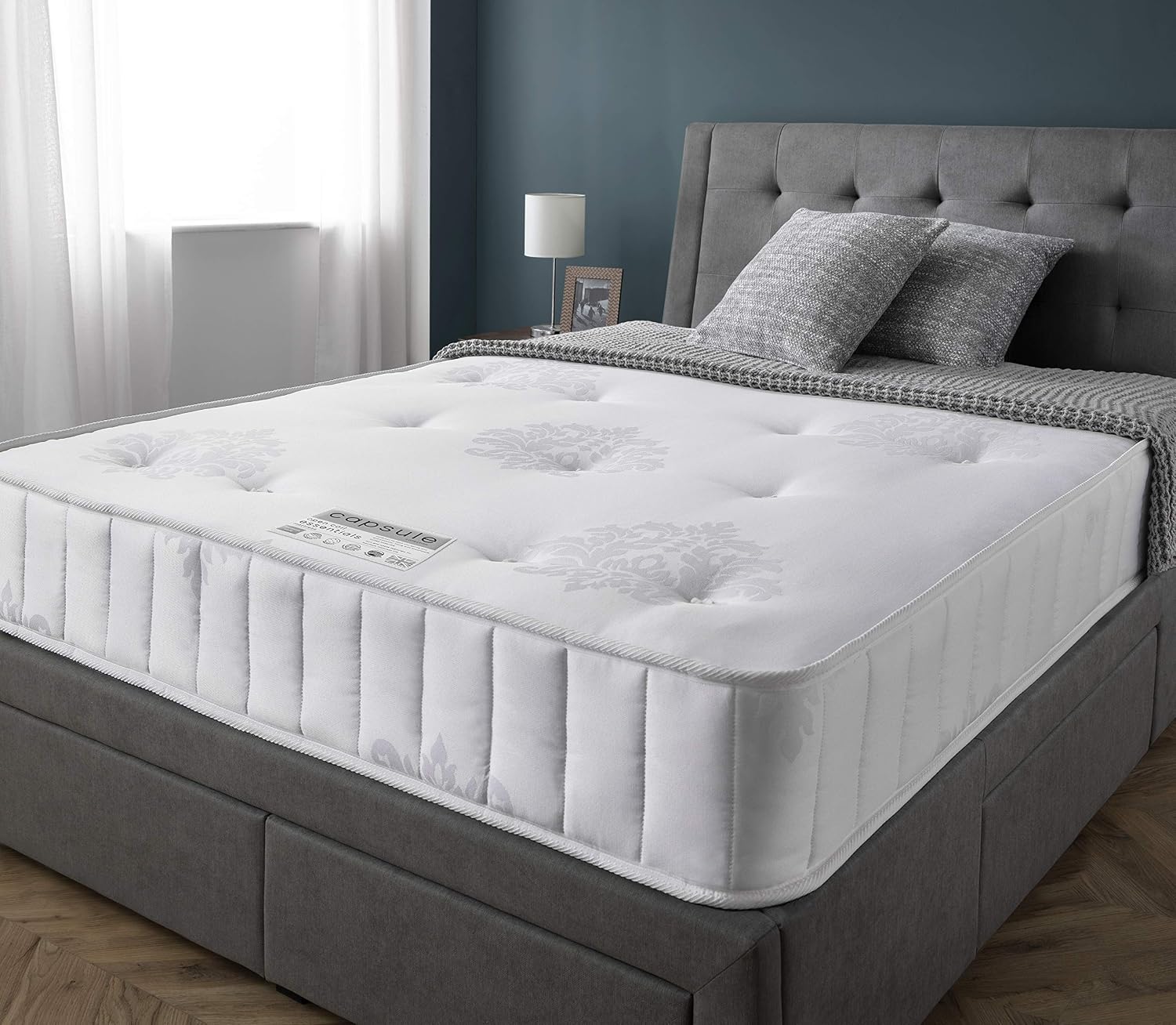 Julian Bowen Capsule Essentials 135cm Double Mattress, White, Double (135 x 190 cm) - Image 3
