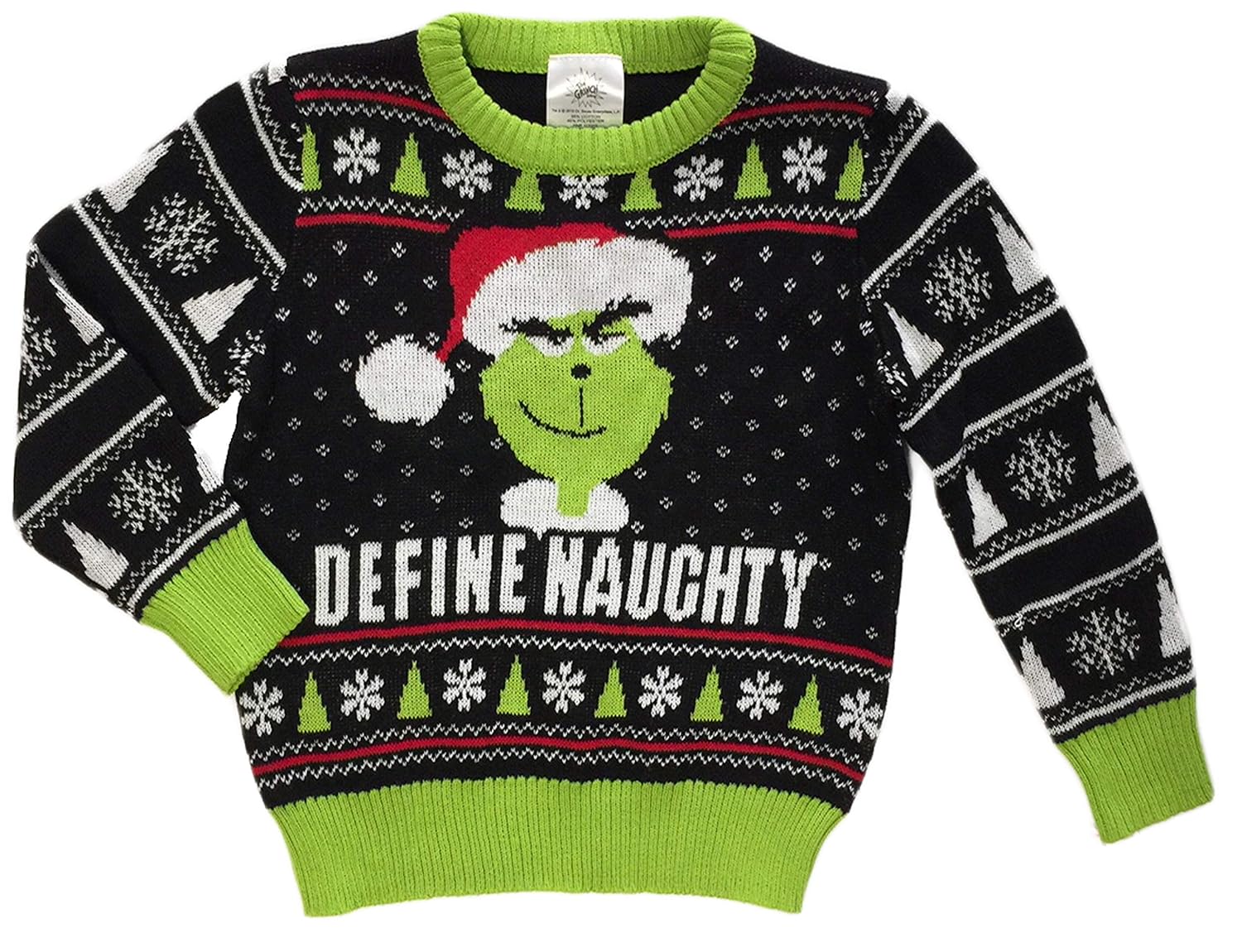 naughty grinch sweater