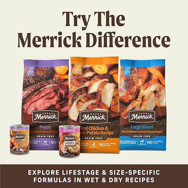 MERRICK POWER BITES NATURAL SOFT AND CHEWY REAL MEAT DOG TREATS, GRAIN FREE SNACK, REAL TURDUCKEN RECIPE – 6 OZ. BAG