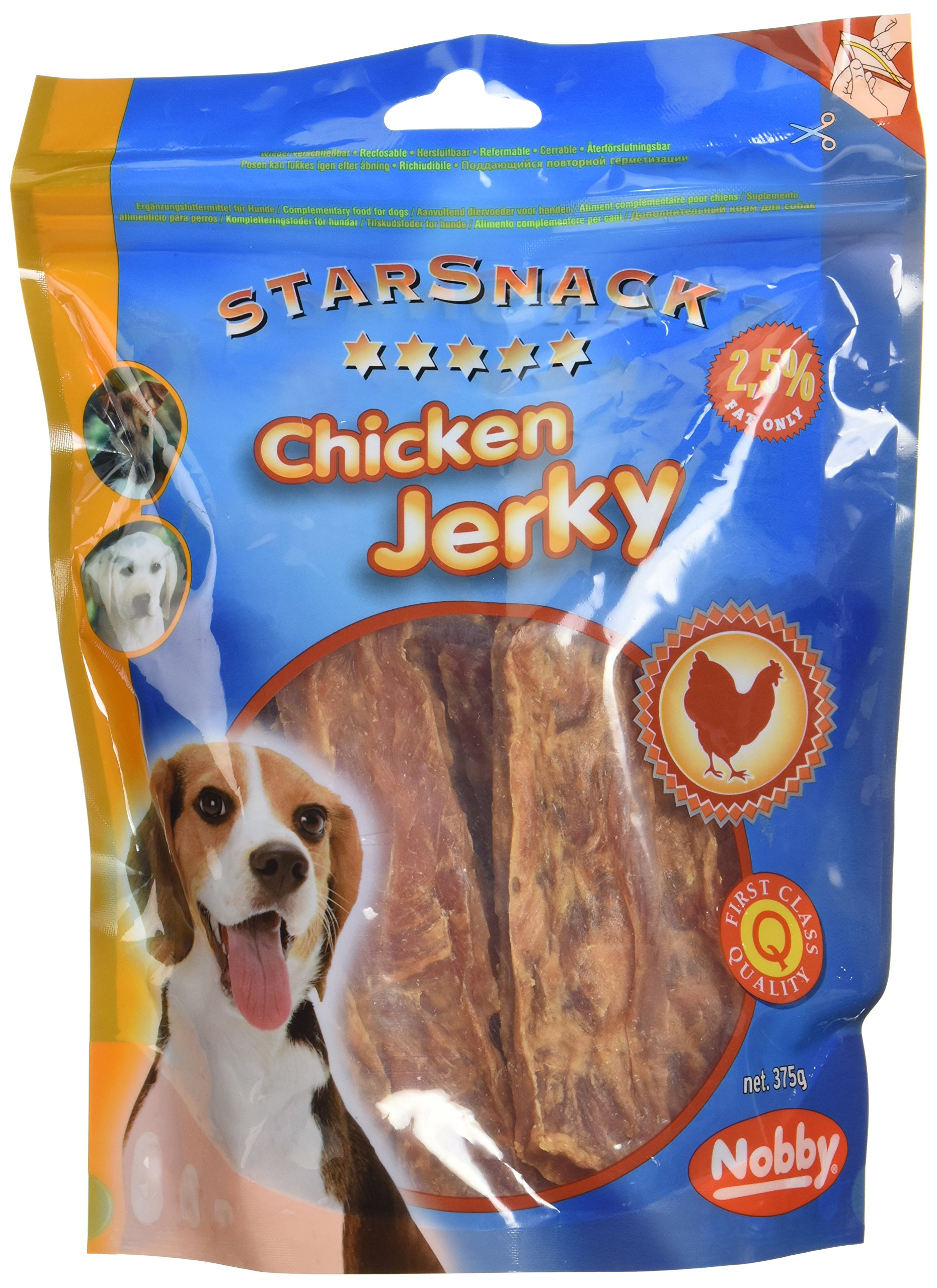 Nobby Starsnack Chicken Jerky, 375 g
