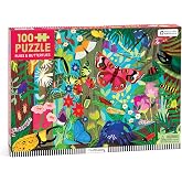 Mudpuppy - Bugs &amp; Butterflies 100 Piece Jigsaw Puzzle for Kids | Ages 5+, Nature Discovery, STEM Activity, Insect Themed, Family Fun, Screen-Free Play, FSC Certified, Finished Size 23" X 16"