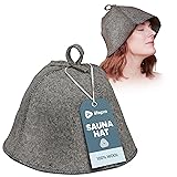 LifePro Wool Sauna Hat - Traditional Russian Banya