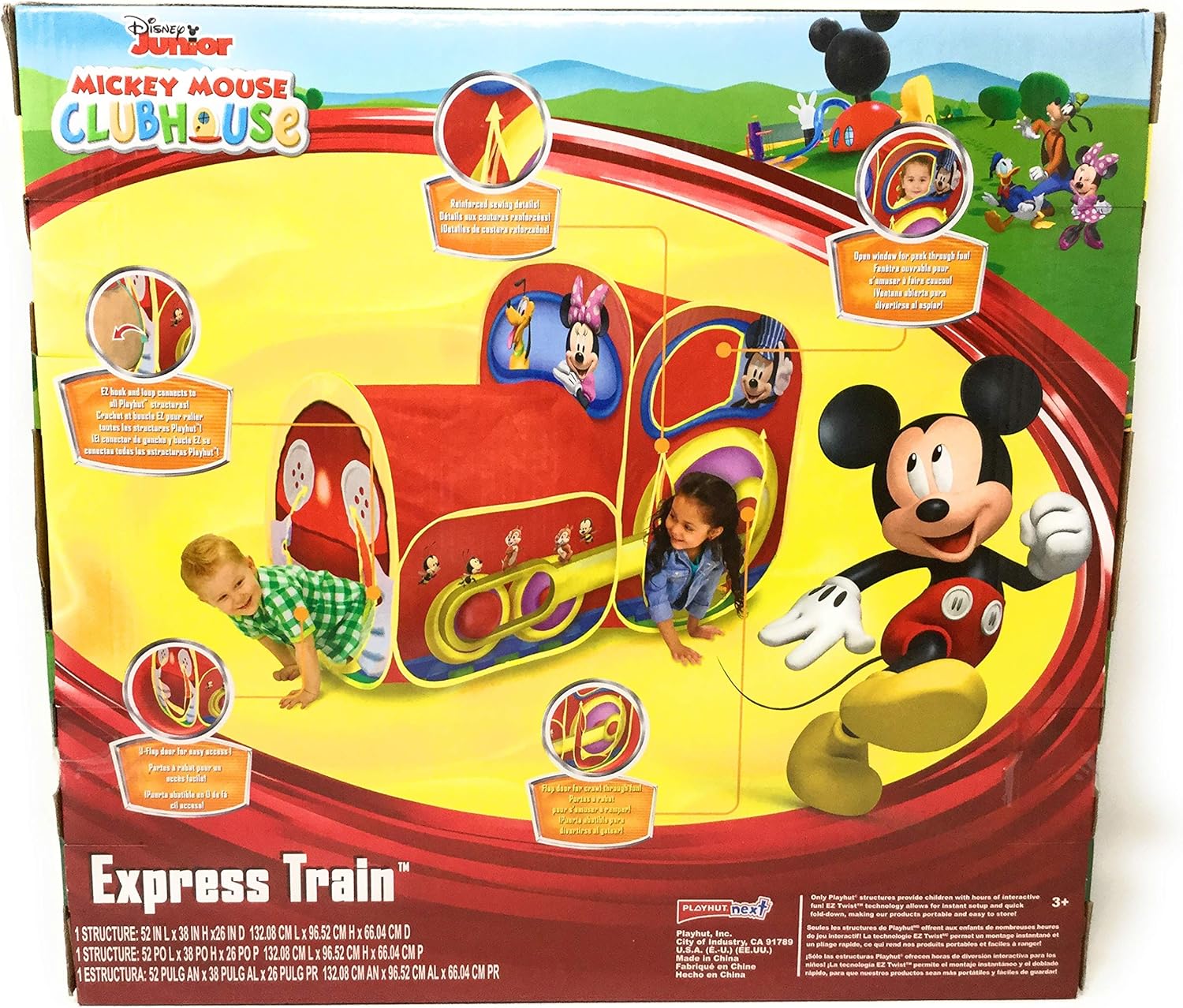 playhut mickey mouse train