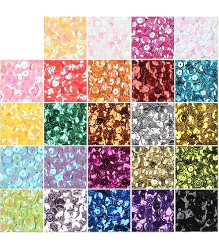 Sequin - Round - Flat - 6mm - Gold - Price Per Gram - Bead, Trimming - Foto 7