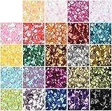 CCINEE 16000PCS Loose Sequins Bulk, 6MM Rainbow