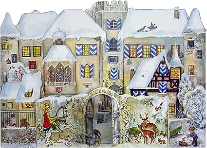Sellmet 3 D Castle Calendrier De L Avent Amazon Fr Fournitures De Bureau