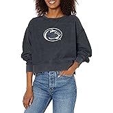Chicka-d Women's Standard Corded Boxy Pullover, Navy, Medium