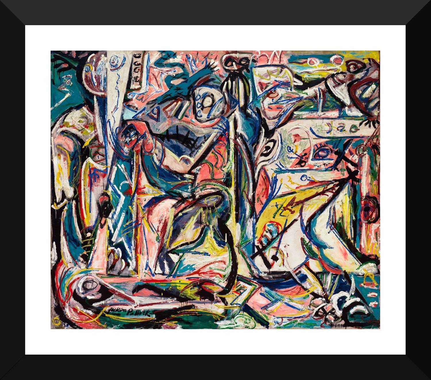 Jackson Pollock 5 by Jackson Pollock "Top 10 Jackson Pollock
