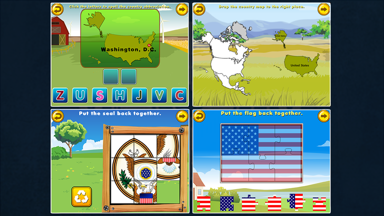 Amazing Countries World Geography Educational Learning Games for Kids, Parents and Teachers