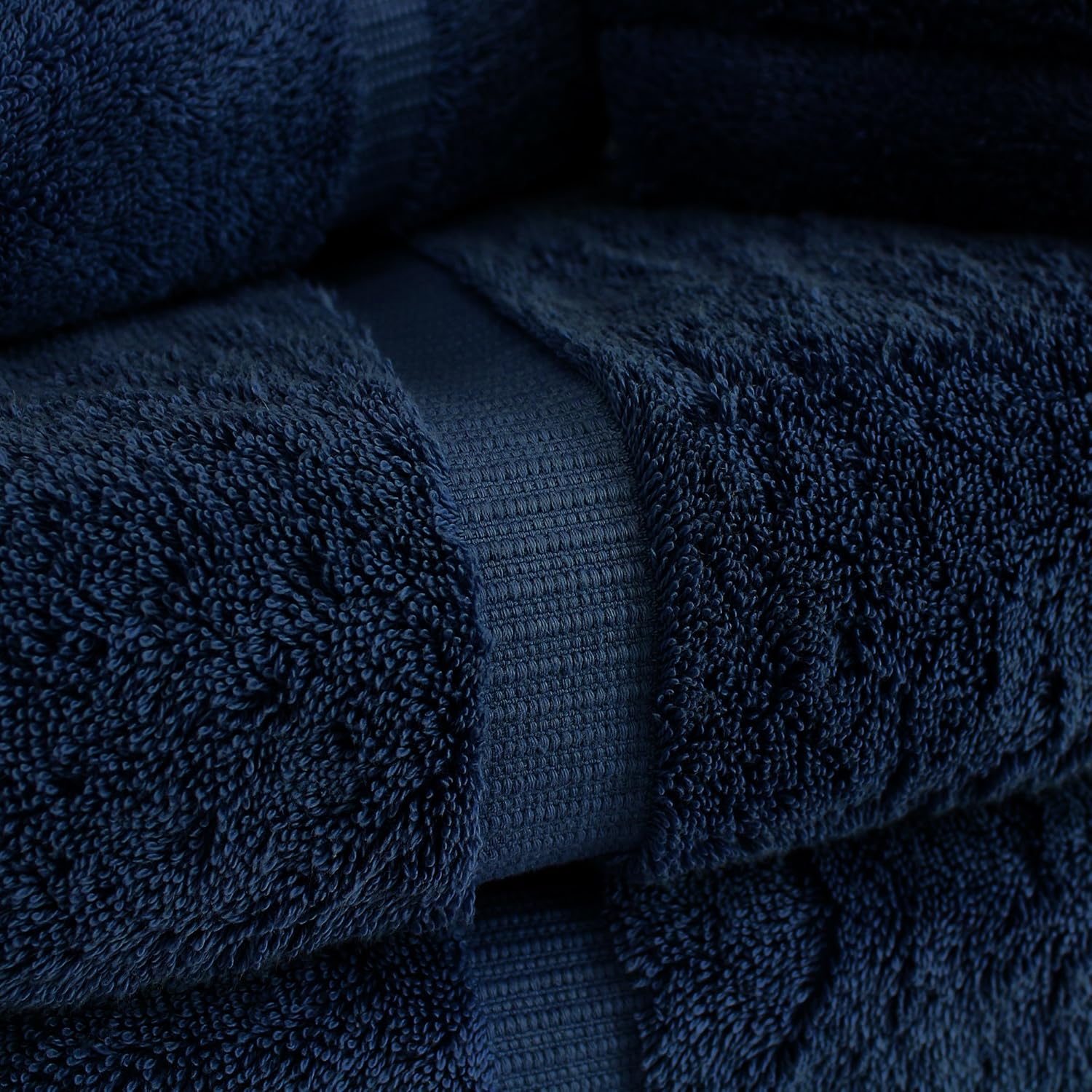 Towel Bazaar Luxury Hotel and Spa Quality Dobby Border 100% Turkish Cotton Eco-Friendly and Highly Absorbent Towel Set (Set of 8, Cranberry): Home & Kitchen