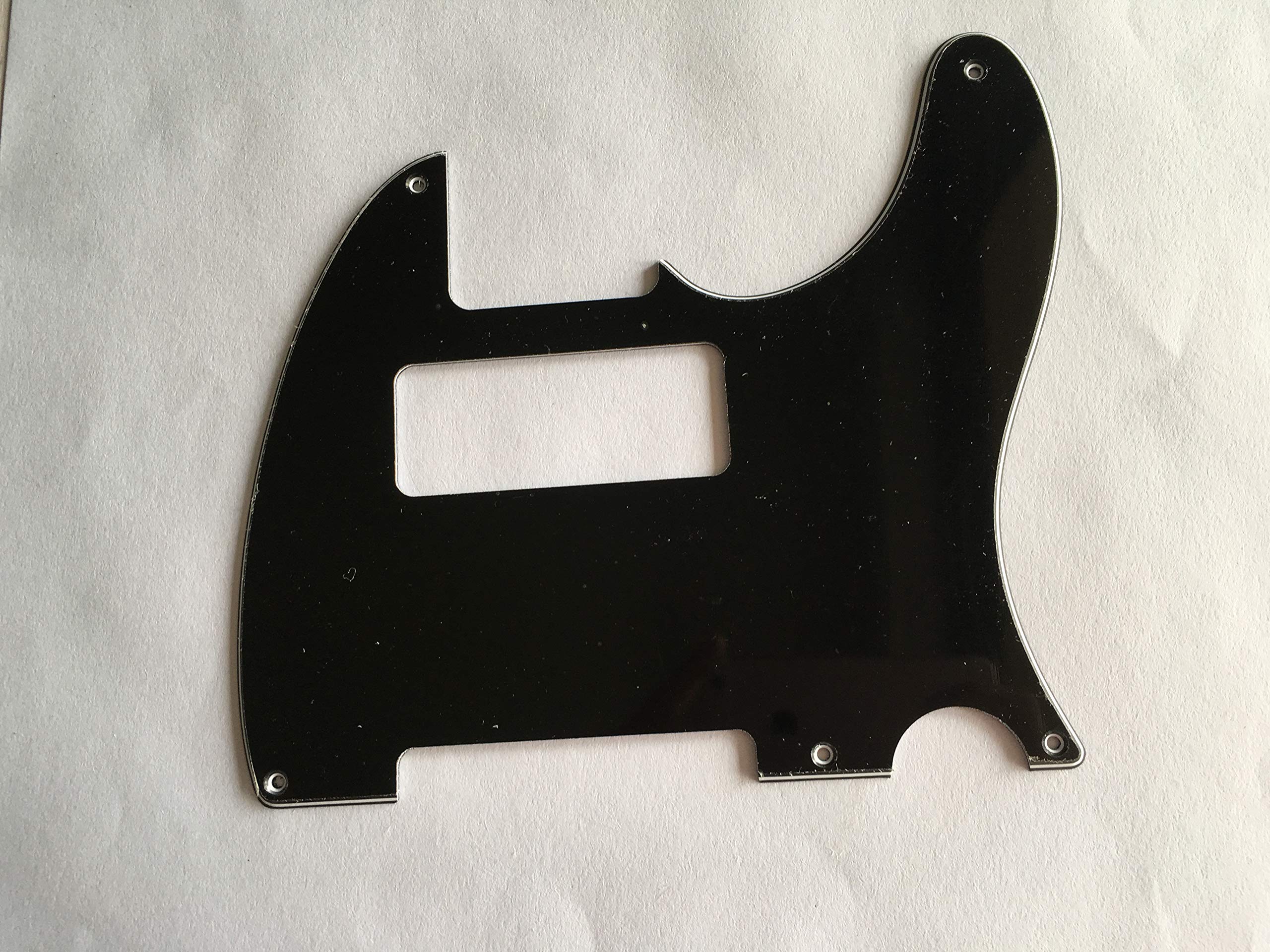 Custom For Fender Esquire Telecaster 5 Hole P90 Electric Guitar Pickguard (3 Ply Black)
