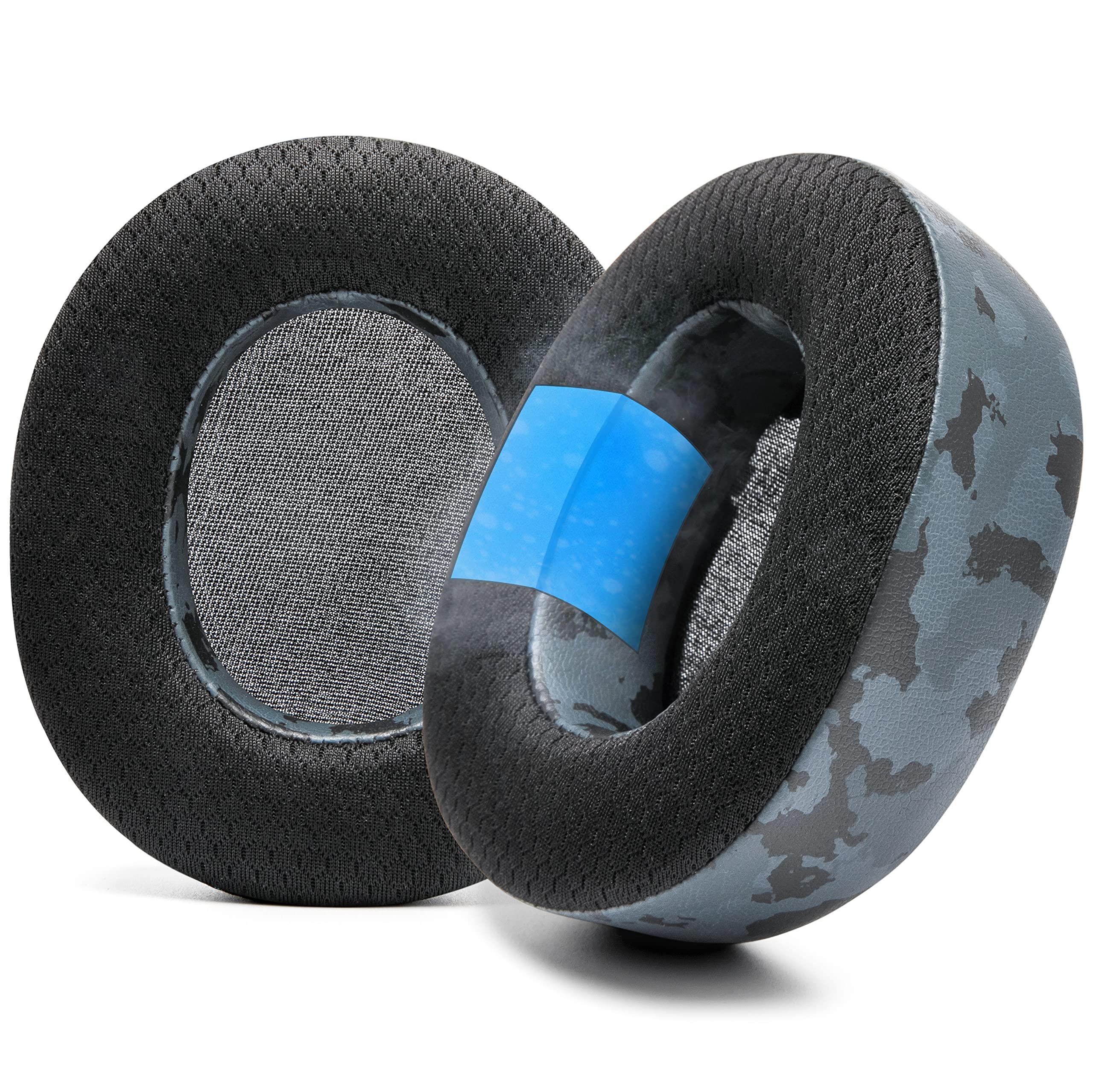 WC Freeze Nova Pro Wireless - Cooling Gel Earpads for Arctis Nova Pro Wireless & Nova Elite (Doesn’t Fit Other Models), by Wicked Cushions, Extra Thick & Comfortable | Black Camo — image 1