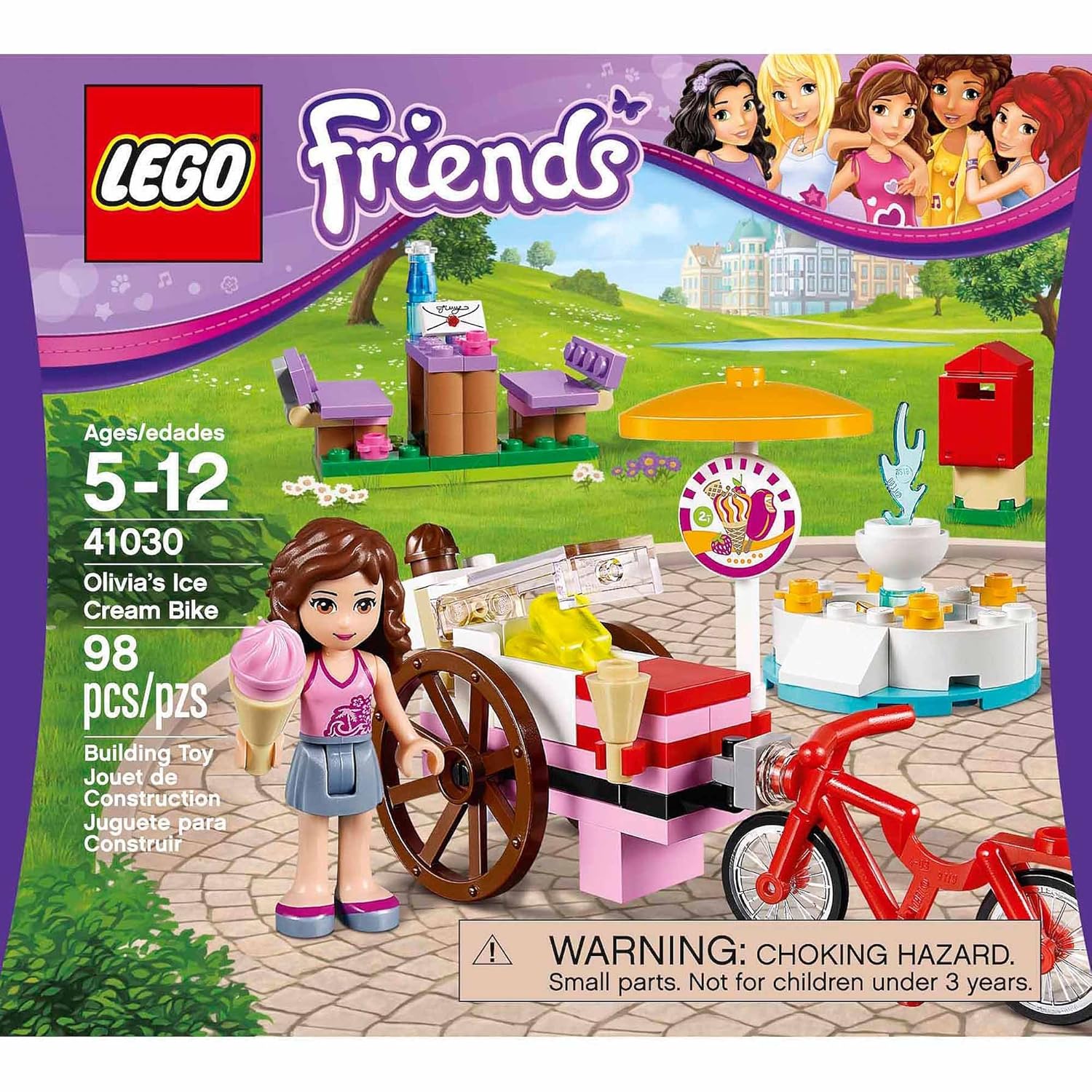 LEGO Friends Olivia's Ice Cream Bike 41030 Building Set