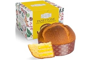 Limoncello Panettone Italian Cake (26.4 Oz - 750 gr) Premium Quality Italian Panettone Crafted with a 3-Day Process Including
