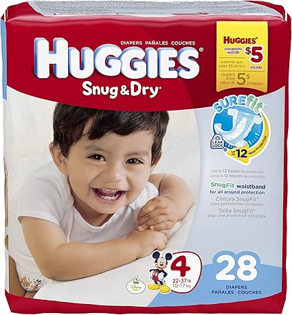 huggies snug n dry size 4