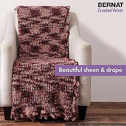 Bernat Crushed Velvet Br Magneta Yarn - 2 Pack of
