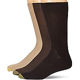 Gold Toe Men's Cotton Metropolitan Dress Socks, 3-Pairs