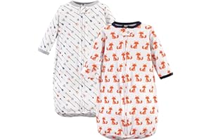 Hudson Baby BabyCotton Long-Sleeve Wearable Sleeping Bag, Sack, Blanket