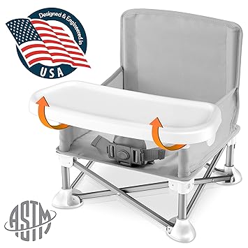 Baby Seat Booster High Chair Portable Toddler Booster Seat Lightweight Easy Travel Pop N Sit