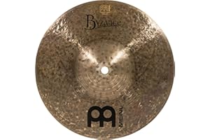 Meinl Cymbals Byzance 10" Dark Splash — Made in Turkey — Hand Hammered B20 Bronze, 2-Year Warranty (B10DAS)