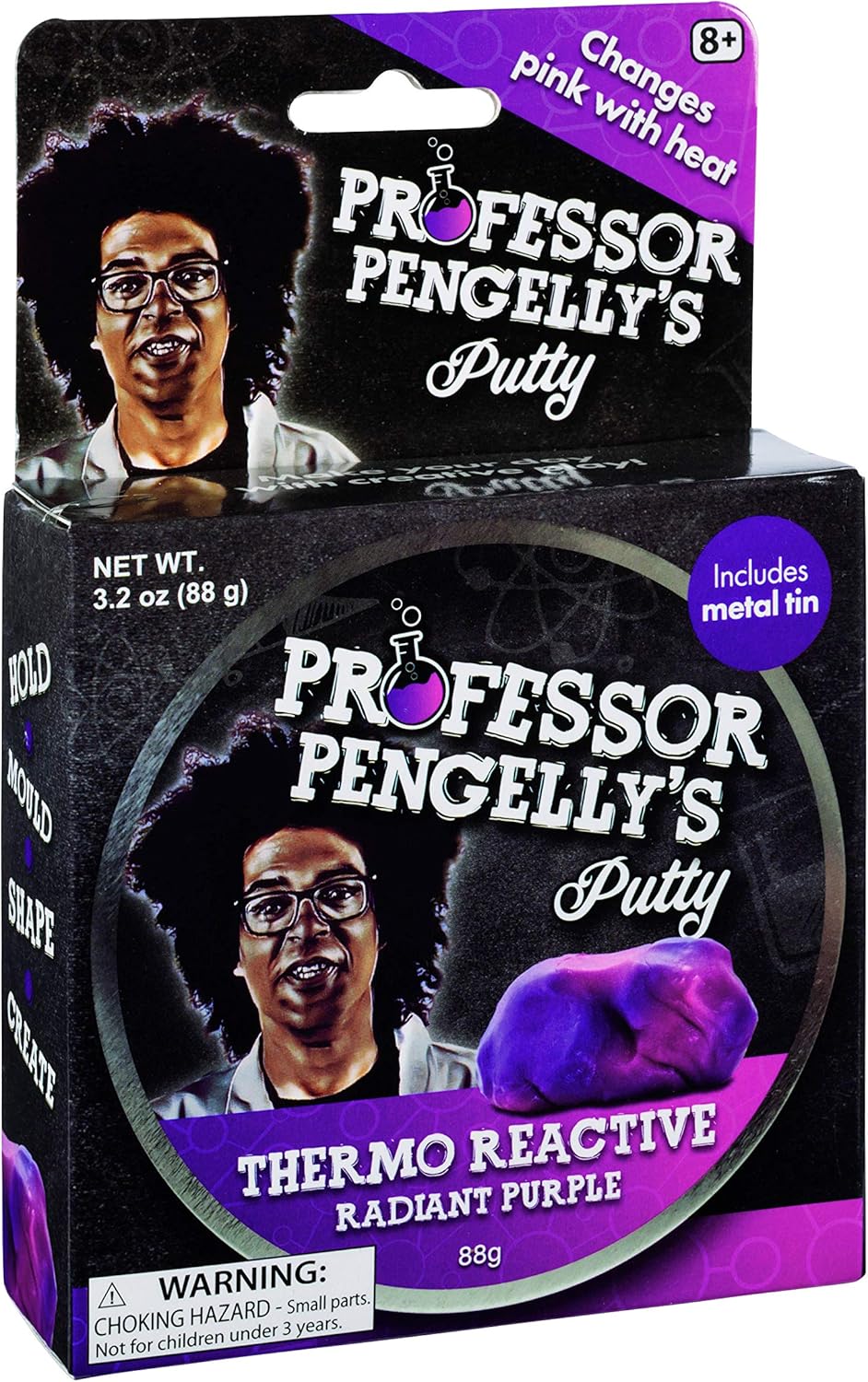 Amazon Com National Geographic World S Greatest Putty Assortment Of 6 Putty Varieties For Kids Including Color Changing Putty Blue Metallic Putty And More Includes 6 Putty Tins And Learning Guide Toys Games