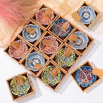 Yoande 12-Piece Ceramic Salsa Bowls - Small Dipping Dishes, Boho Style Wedding Favors & Party Supplies - View #4